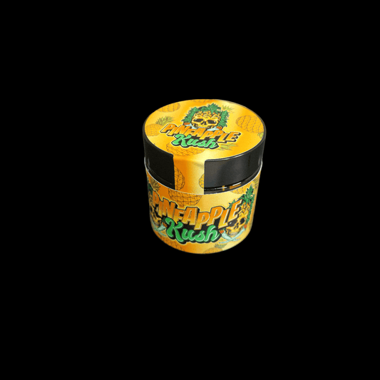 Designed Jar 60ml (3.5g) with Labels - Pineapple Kush