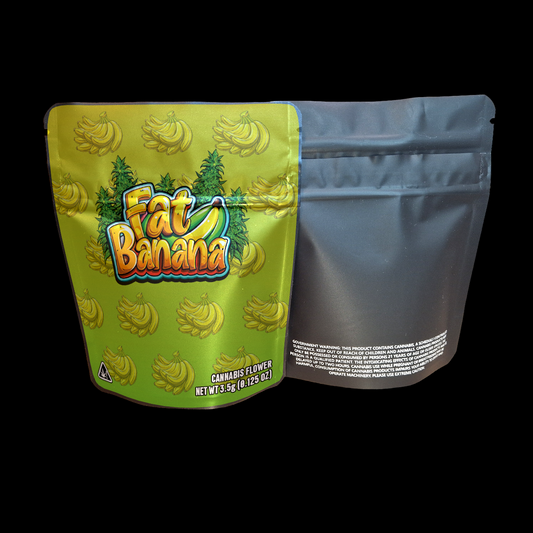 Designed Mylar Bags - Fat Banana