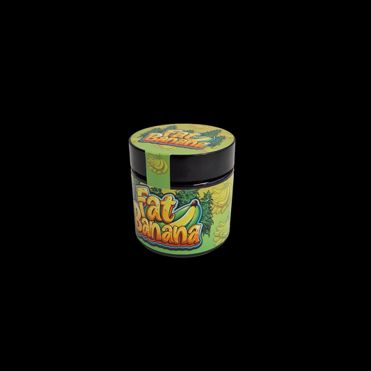 Designed Jar 60ml (3.5g) with Labels - Fat Banana