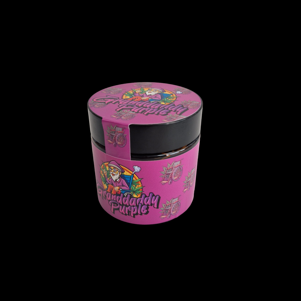 Designed Jar 60ml (3.5g) with Labels - Granddaddy Purple