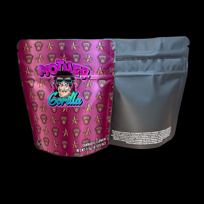 Designed Mylar Bags - Mother Gorilla