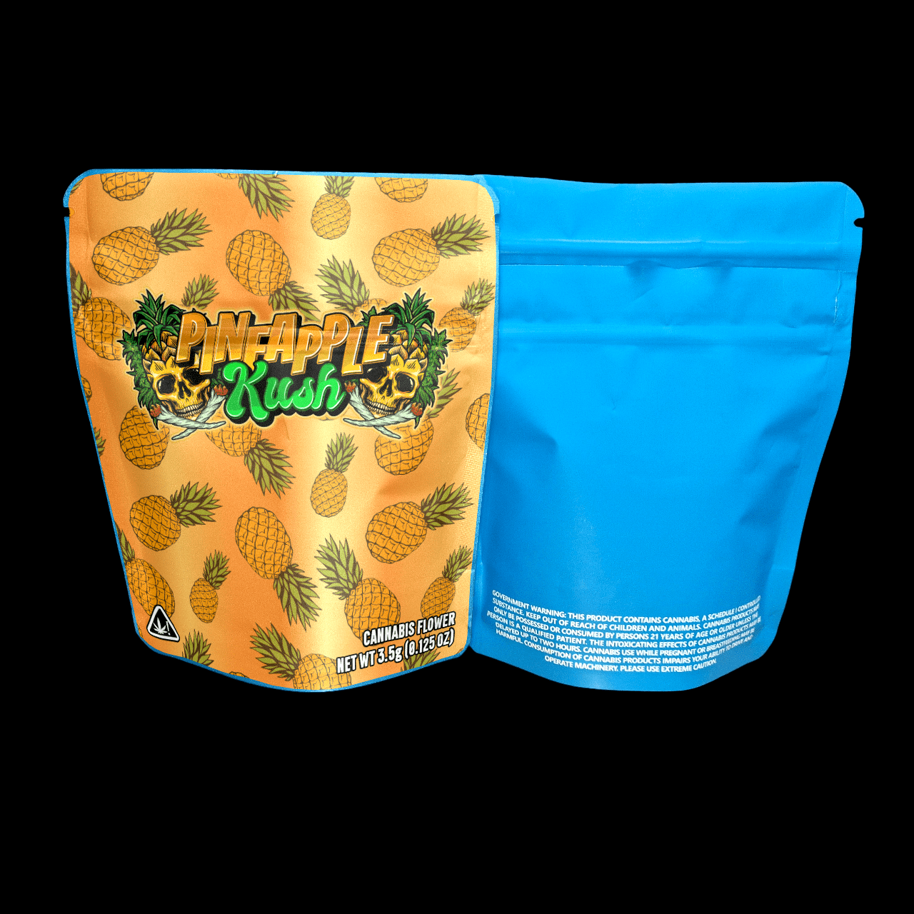 Designed Mylar Bags - Pineapple Kush