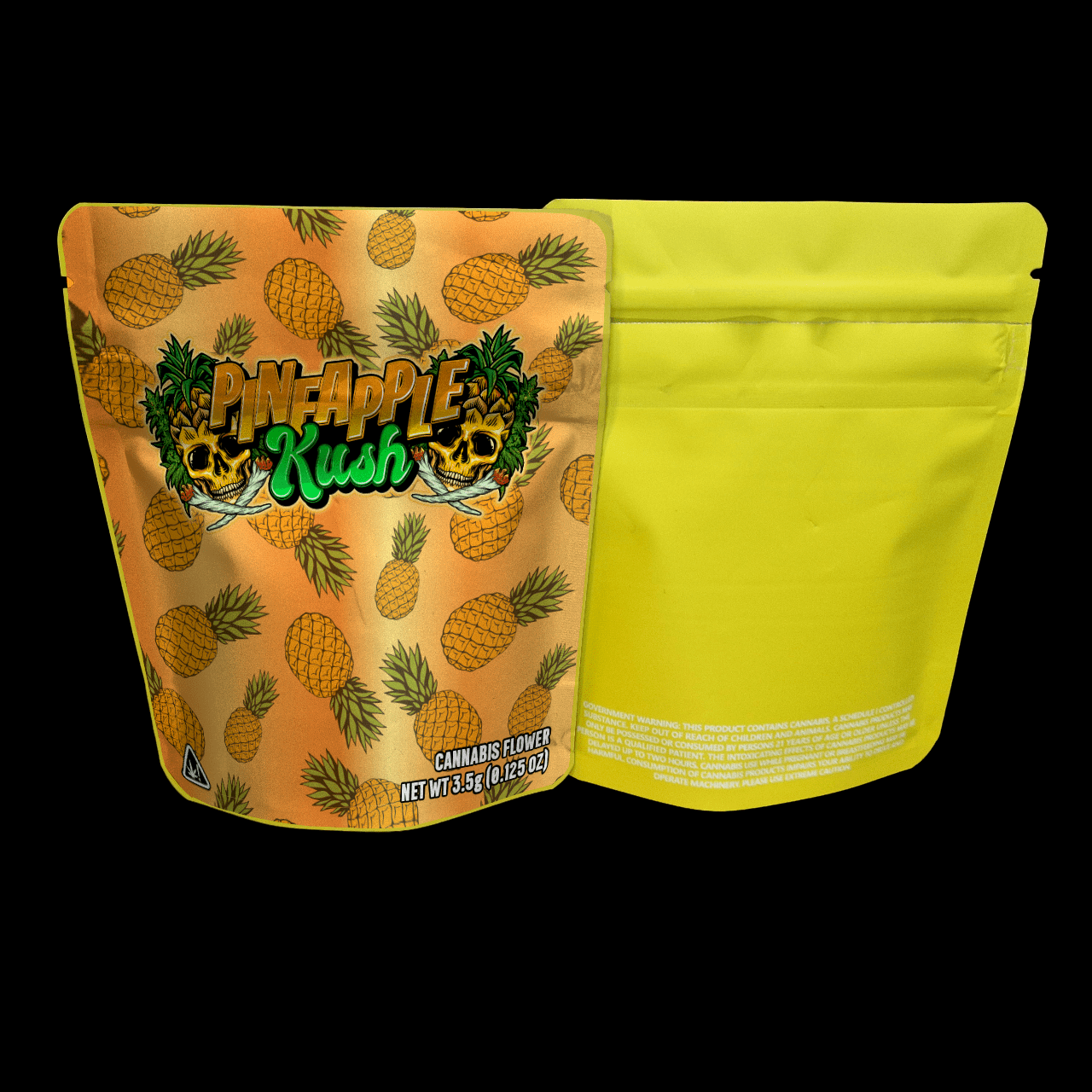 Designte Mylar Bags - Pineapple Kush