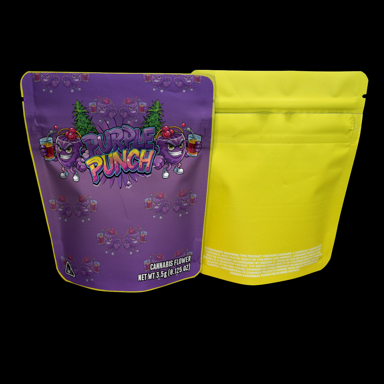 Designte Mylar Bags - Purple Punch