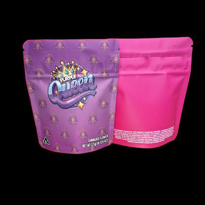 Designte Mylar Bags - Purple Queen