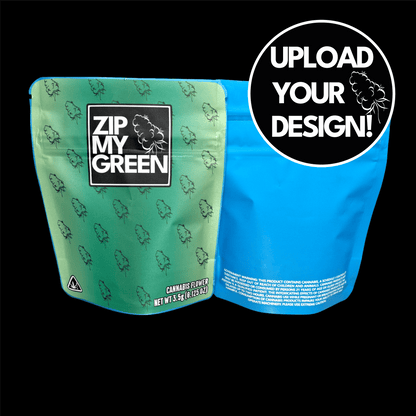Custom Cali & Mylar Bags Soft Touch 3.5g (Stickers)