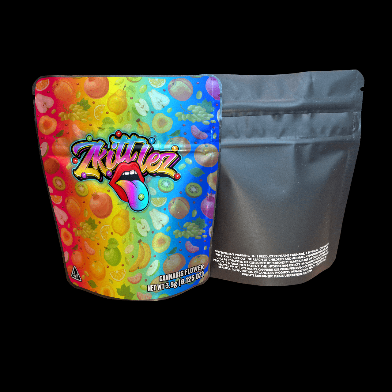 Designed Mylar Bags - Zkittlez