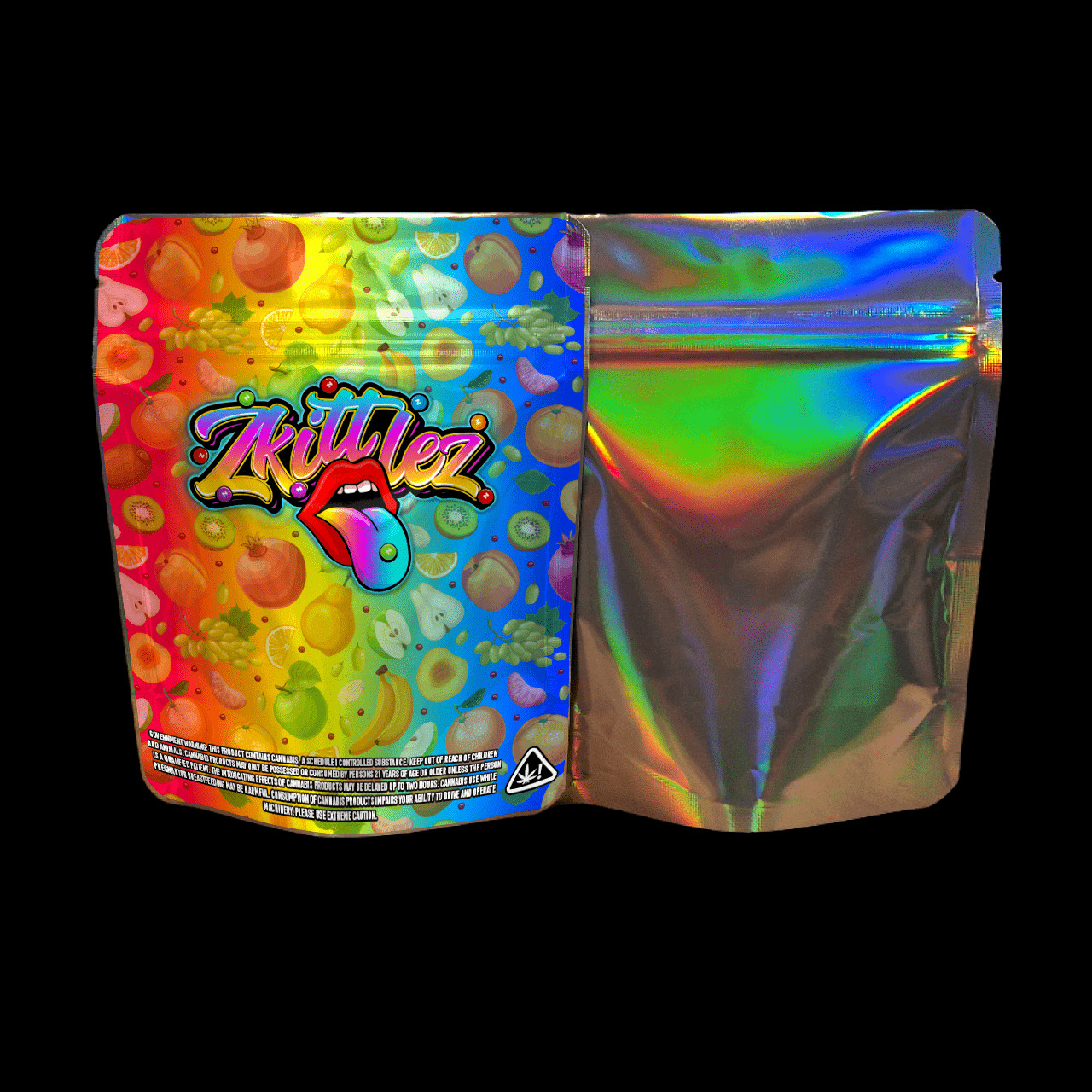 Designed Mylar Bags - Zkittlez