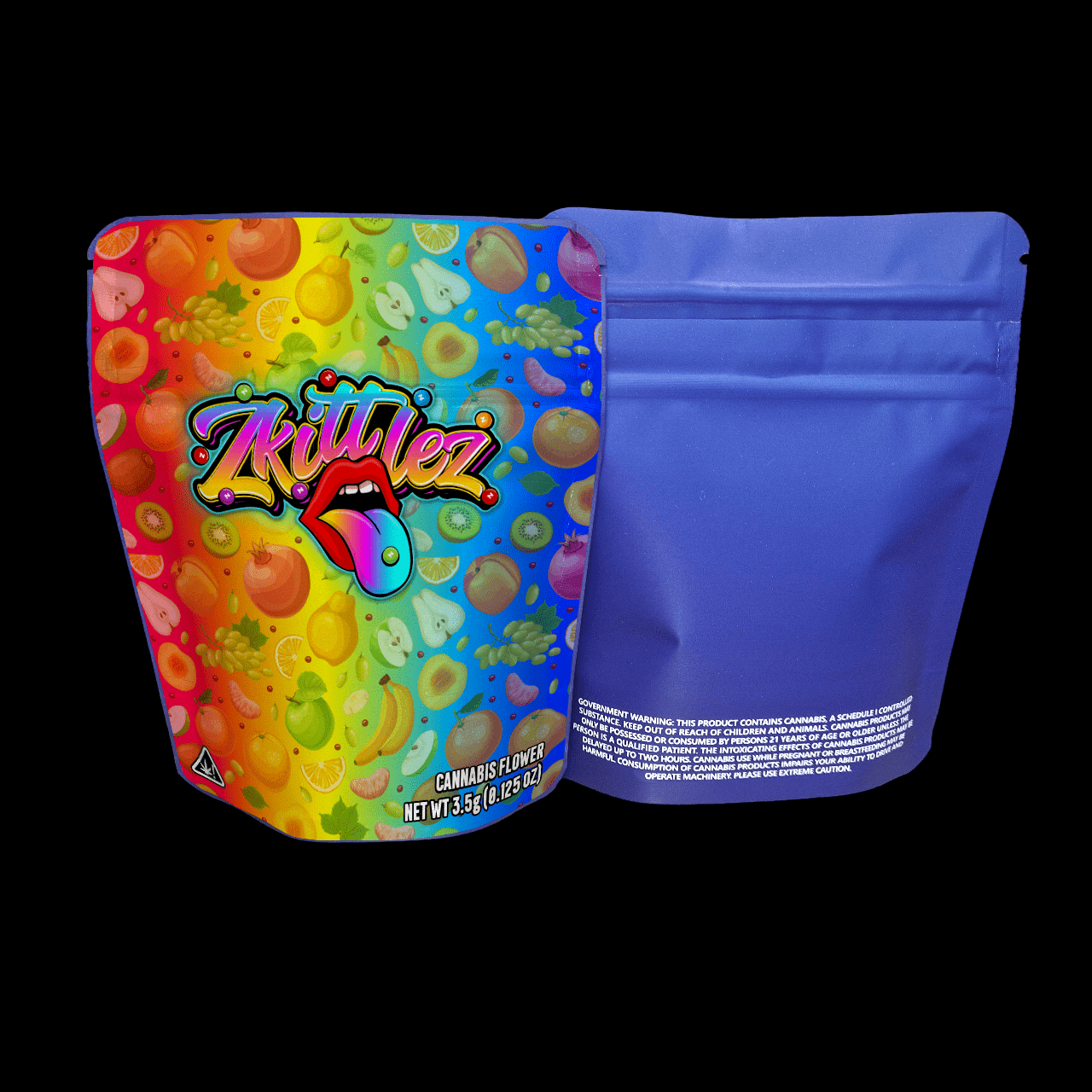 Designed Mylar Bags - Zkittlez