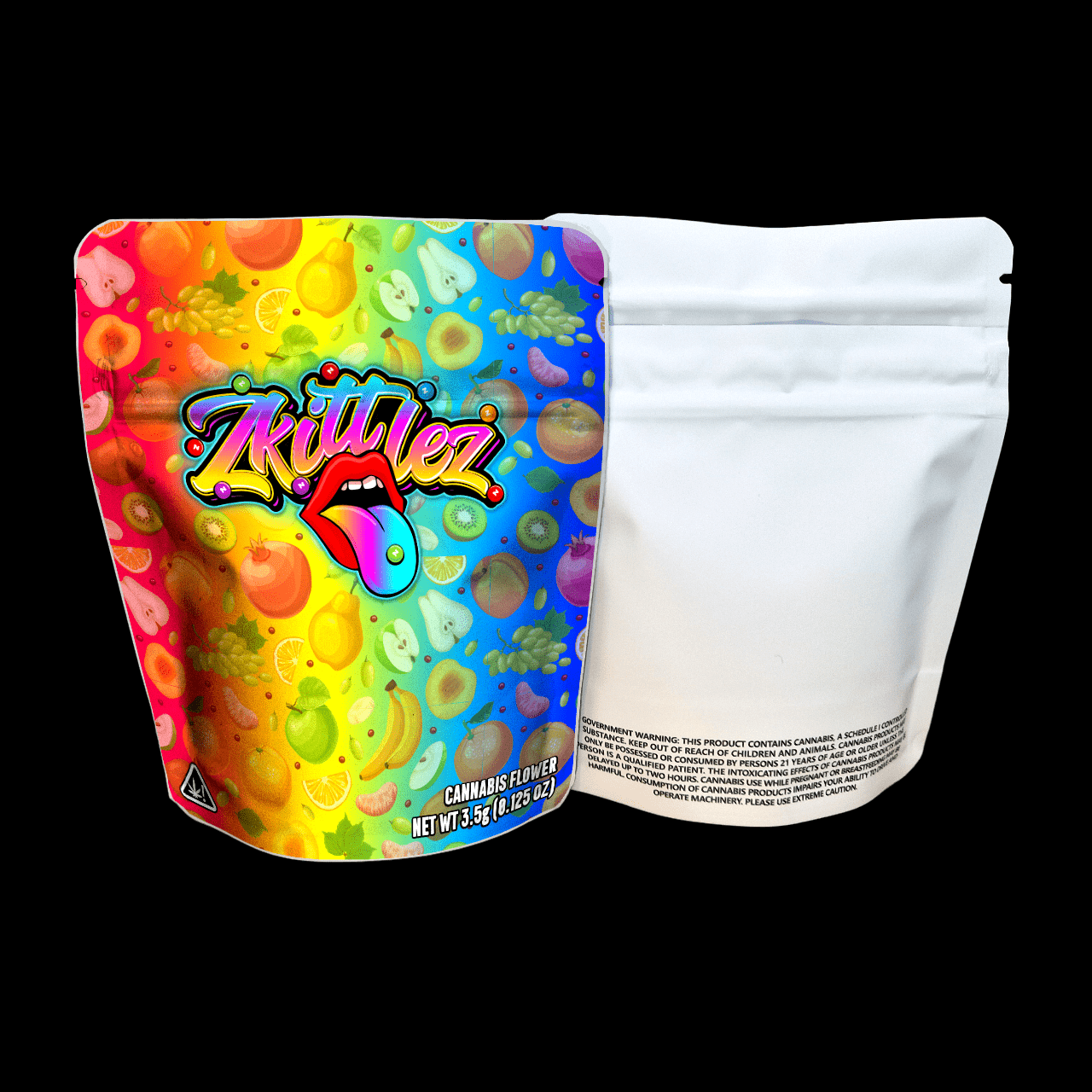 Designed Mylar Bags - Zkittlez